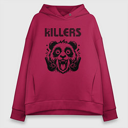 Женское худи оверсайз The Killers - rock panda