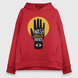 Женское худи оверсайз Мой свои руки