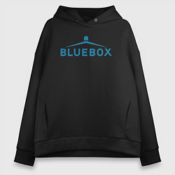 Толстовка оверсайз женская Доктор Кто Bluebox, цвет: черный