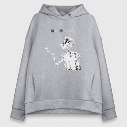 Толстовка оверсайз женская Fad Gadget - Tovey live, цвет: меланж