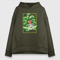 Толстовка оверсайз женская Dusa Hades, цвет: хаки