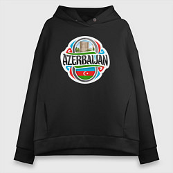 Женское худи оверсайз Azerbaijan