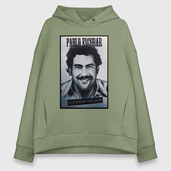 Женское худи оверсайз Escobar draw portrait