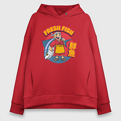 Женское худи оверсайз Fresh fish