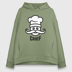 Женское худи оверсайз Chef