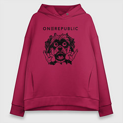 Женское худи оверсайз OneRepublic - rock dog