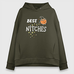 Толстовка оверсайз женская Best nitches, цвет: хаки