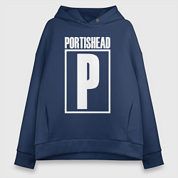 Толстовка оверсайз женская Portishead, цвет: тёмно-синий