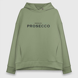 Женское худи оверсайз Prosecco mood original