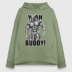 Женское худи оверсайз Ronnie Coleman- yeah buddy