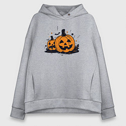 Женское худи оверсайз Pumpkins