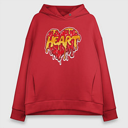 Женское худи оверсайз Honey heart