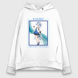 Толстовка оверсайз женская Youhu Cryogenic Wonders, цвет: белый