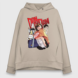 Толстовка оверсайз женская Momo Ken Seiko Granny, цвет: миндальный