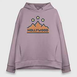 Женское худи оверсайз Hollywood stars