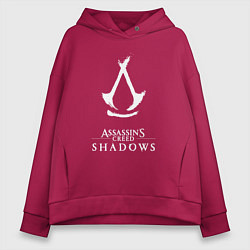 Женское худи оверсайз Assassins creed - shadows white