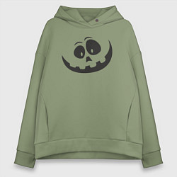 Женское худи оверсайз Halloween smile