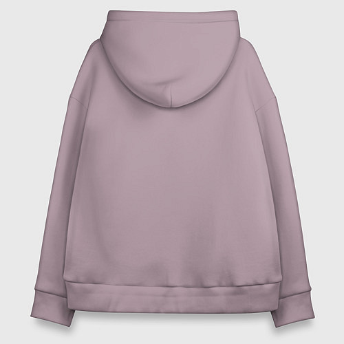 Женское худи оверсайз Стиль геометрия / Сиреневый – фото 2