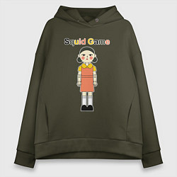 Женское худи оверсайз Doll squid game