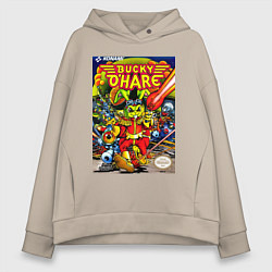 Толстовка оверсайз женская Баки о хэр, цвет: миндальный