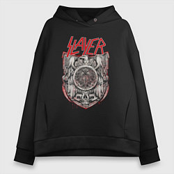 Женское худи оверсайз Slayer rock band