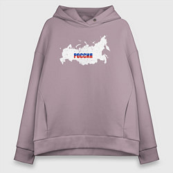 Женское худи оверсайз Россия карта