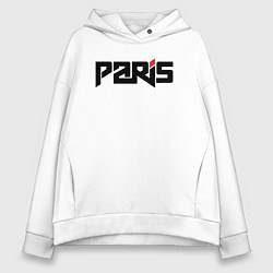 Толстовка оверсайз женская City Paris, цвет: белый