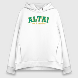 Женское худи оверсайз Altai soul and mountains