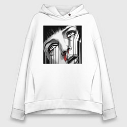 Толстовка оверсайз женская Миа криминальное чтиво, цвет: белый