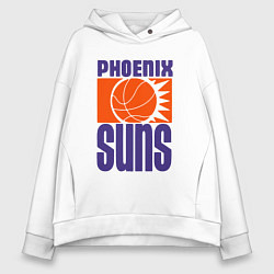 Толстовка оверсайз женская Phoenix Suns team, цвет: белый