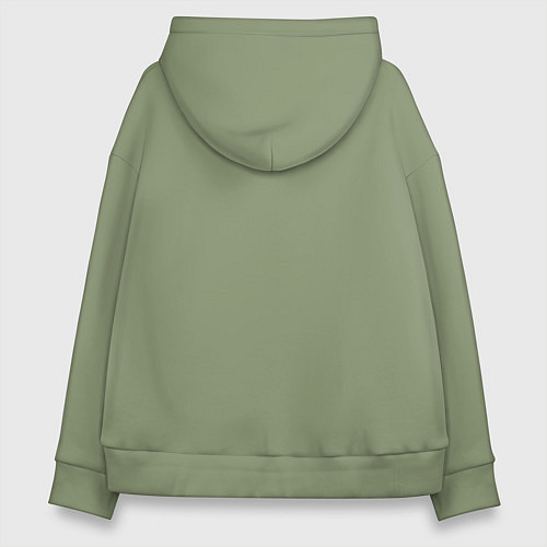 Женское худи оверсайз Сохранит душу твою Господь / Авокадо – фото 2