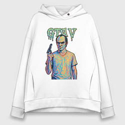 Толстовка оверсайз женская Тревор Филипс, цвет: белый