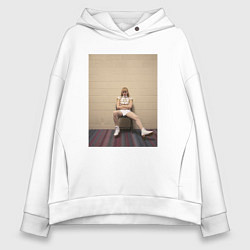 Толстовка оверсайз женская Тоня против всех, цвет: белый