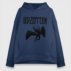 Женское худи оверсайз Led Zeppelin