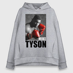 Толстовка оверсайз женская Mike Tyson, цвет: меланж