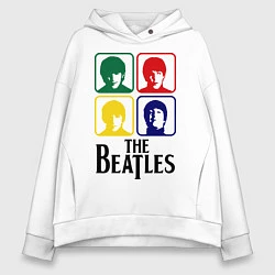 Женское худи оверсайз The Beatles: Colors