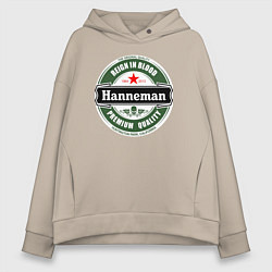 Толстовка оверсайз женская Hanneman, цвет: миндальный
