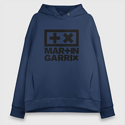 Толстовка оверсайз женская Martin Garrix, цвет: тёмно-синий