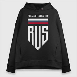 Женское худи оверсайз RUS: Russian Federation