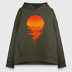 Женское худи оверсайз Sunset