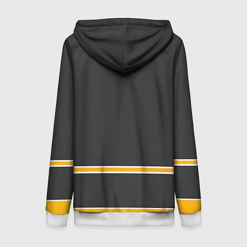 Женская толстовка на молнии Boston Bruins / 3D-Белый – фото 2