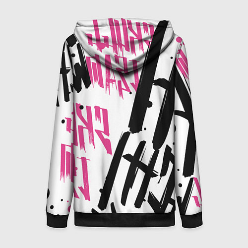 Женская толстовка на молнии Kai Wachi / 3D-Черный – фото 2