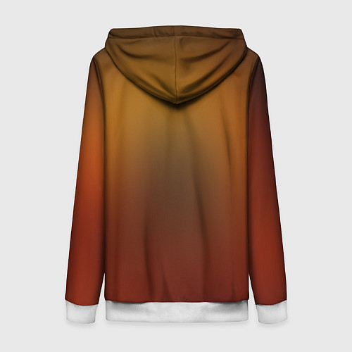 Женская толстовка на молнии Шадоу Шаман / 3D-Белый – фото 2