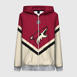 Женская толстовка на молнии NHL: Arizona Coyotes