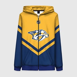 Женская толстовка на молнии NHL: Nashville Predators