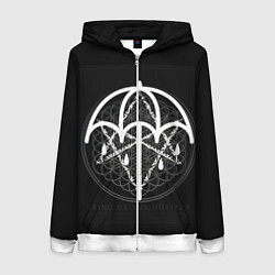 Женская толстовка на молнии BMTH: Rain Symbol