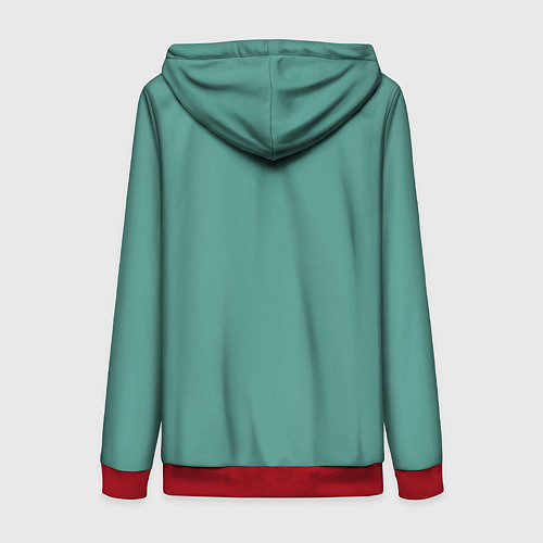 Женская толстовка на молнии No Mans Sky / 3D-Красный – фото 2