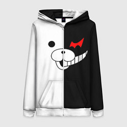 Толстовка на молнии женская Monokuma, цвет: 3D-белый