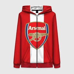 Женская толстовка на молнии Arsenal FC: Red line