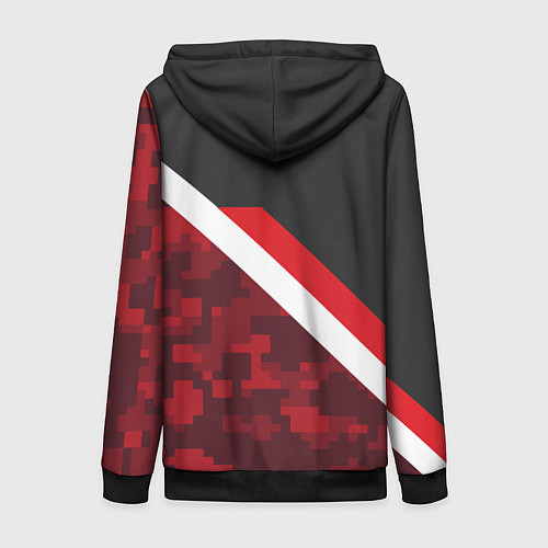 Женская толстовка на молнии Man UTD FC: Sport Camo / 3D-Черный – фото 2